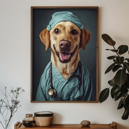 Wallity GE038-L Cuadro Decorativo Multicolor enmarcado en MDF